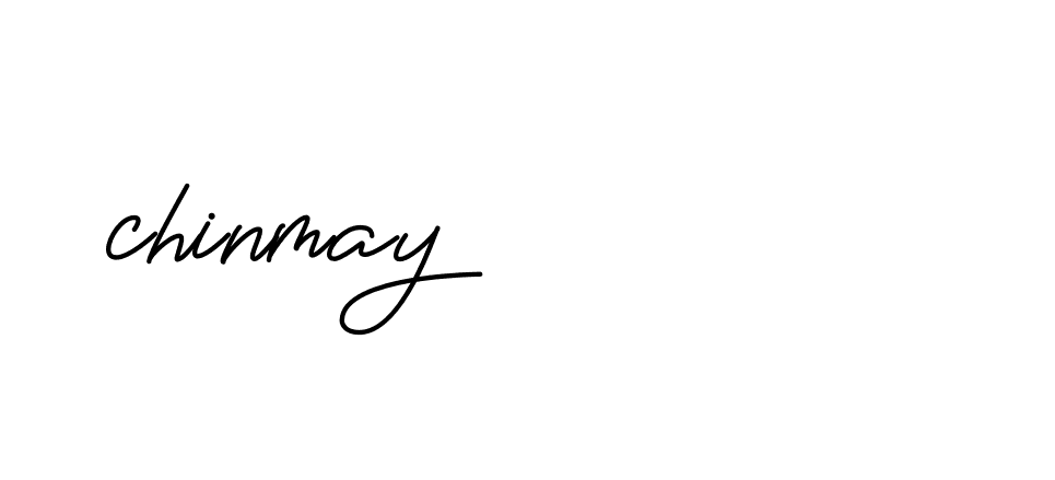 Signature of chinmay-