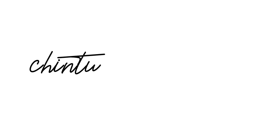 Signature of chintu