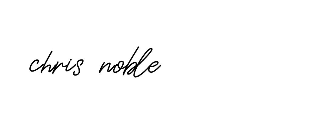 Signature of chris-noble