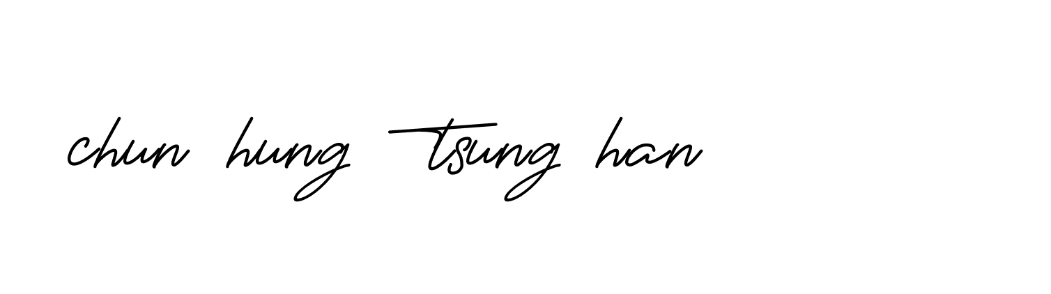 Signature of chun-hung--tsung-han