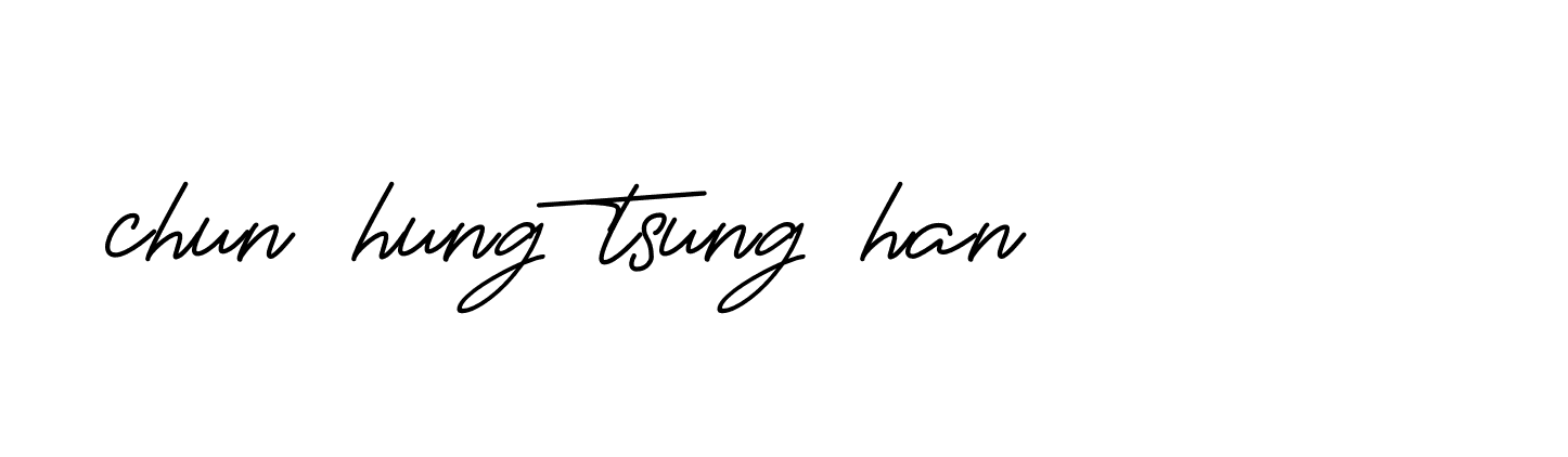 Signature of chun-hung-tsung-han