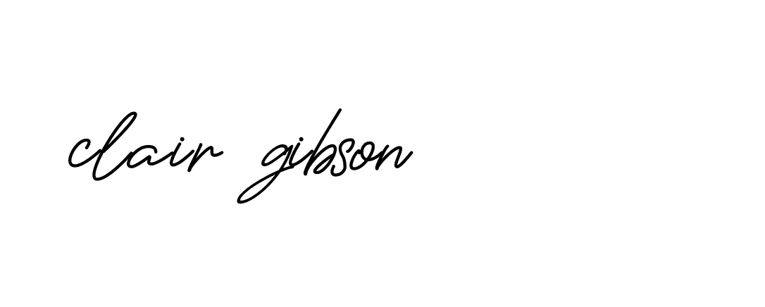 Signature of clair-gibson