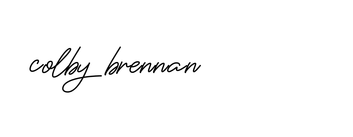 Signature of colby-brennan