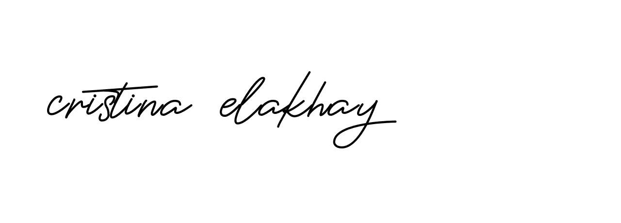 Signature of cristina-elakhay