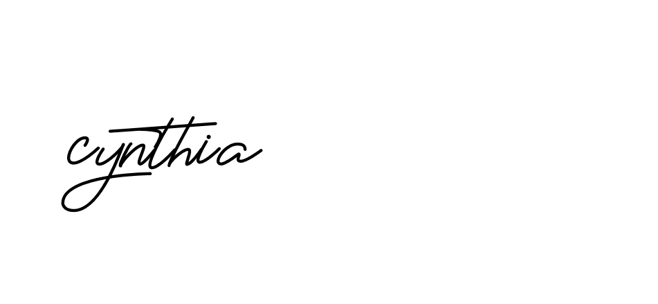 Signature of cynthia-