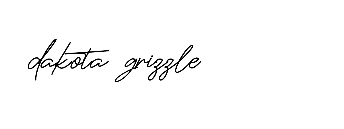 Signature of dakota-grizzle