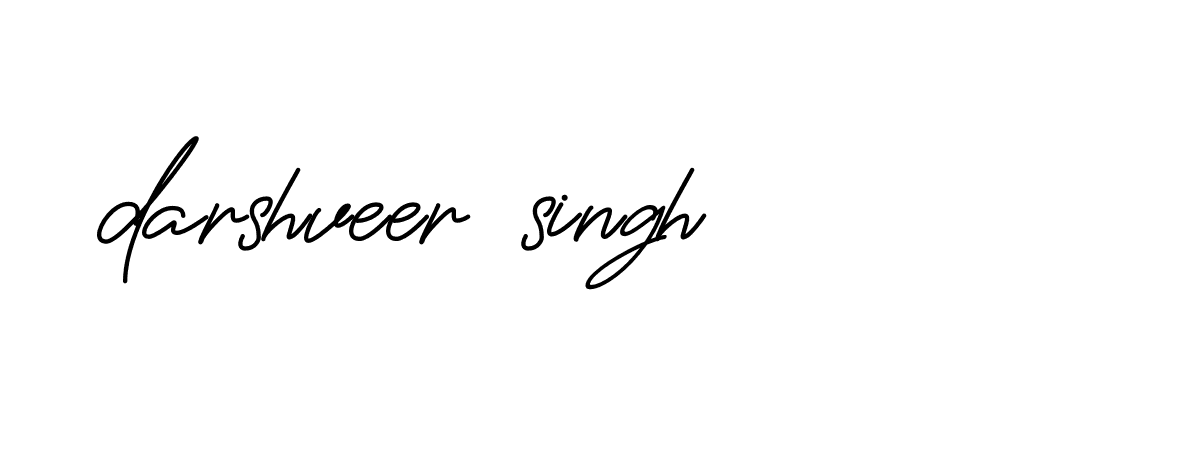 Signature of darshveer-singh