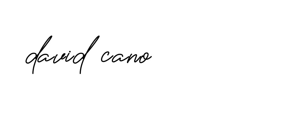 Signature of david-cano