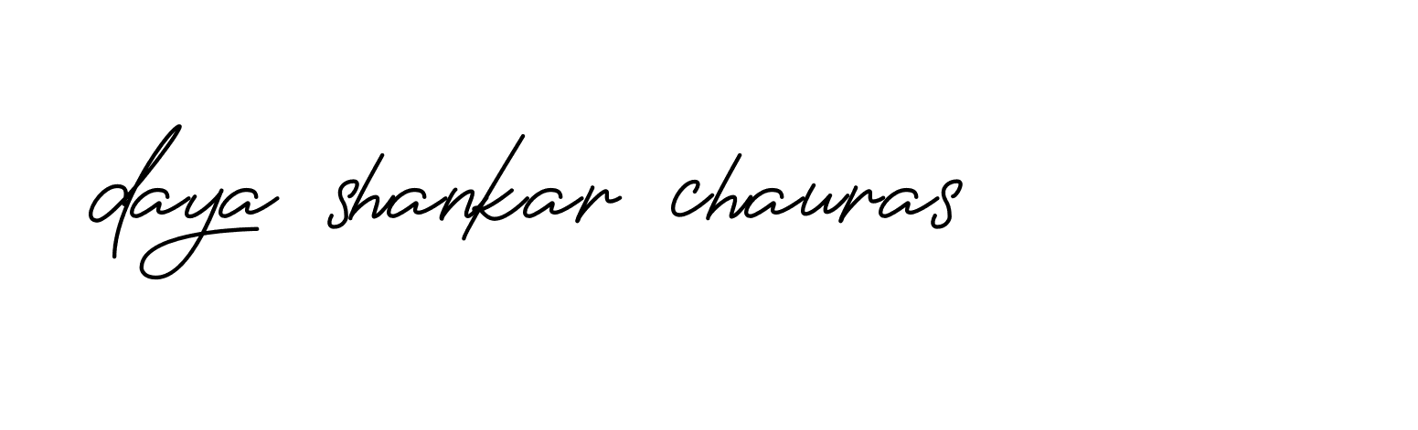 Signature of daya-shankar-chauras