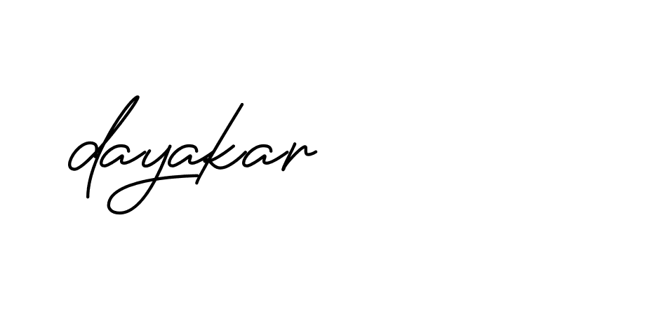 Signature of dayakar