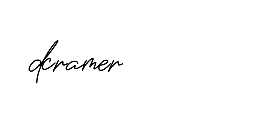 Signature of dcramer