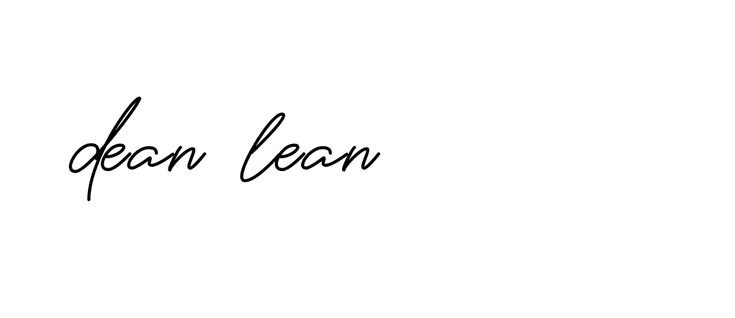 Signature of dean-lean