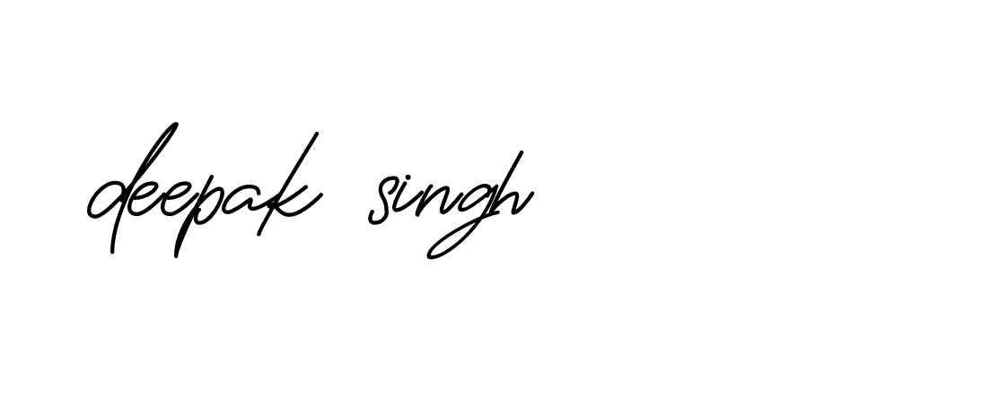 Signature of deepak-singh