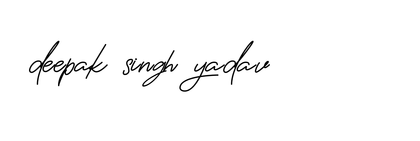 Signature of deepak-singh-yadav