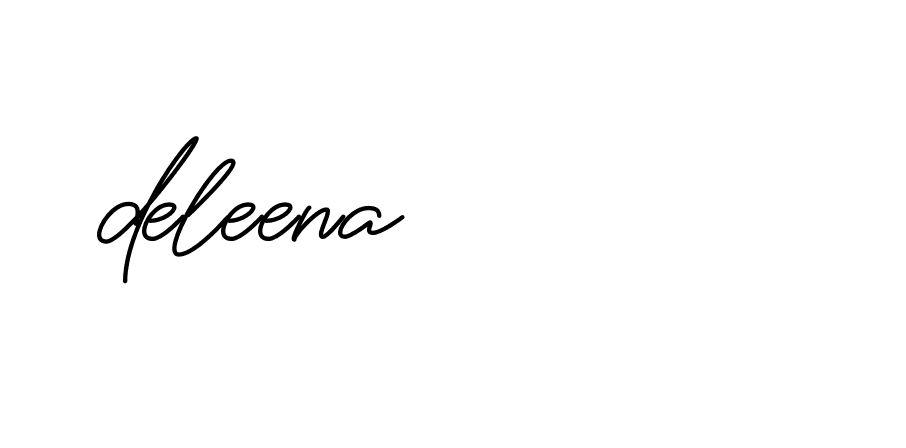 Signature of deleena