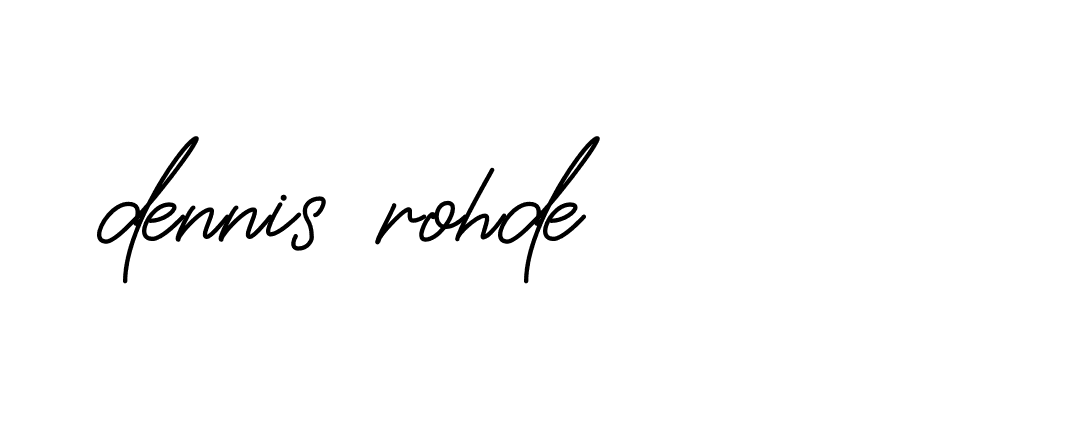 Signature of dennis-rohde