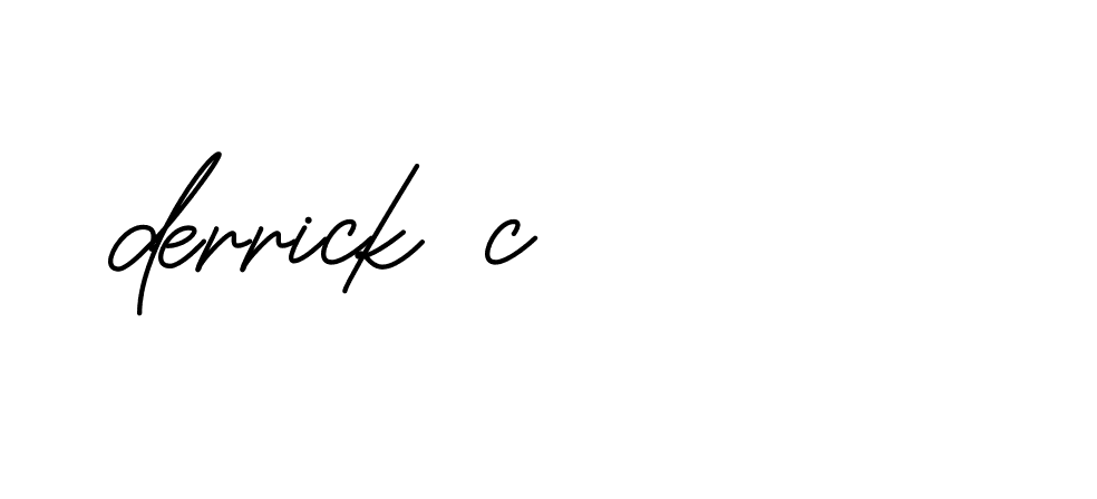 Signature of derrick-c