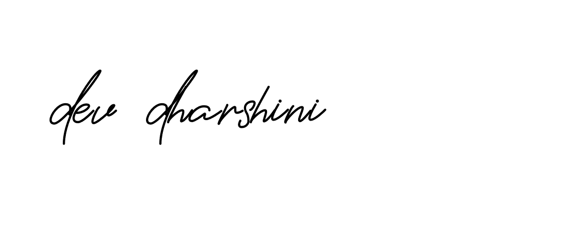 Signature of dev-dharshini