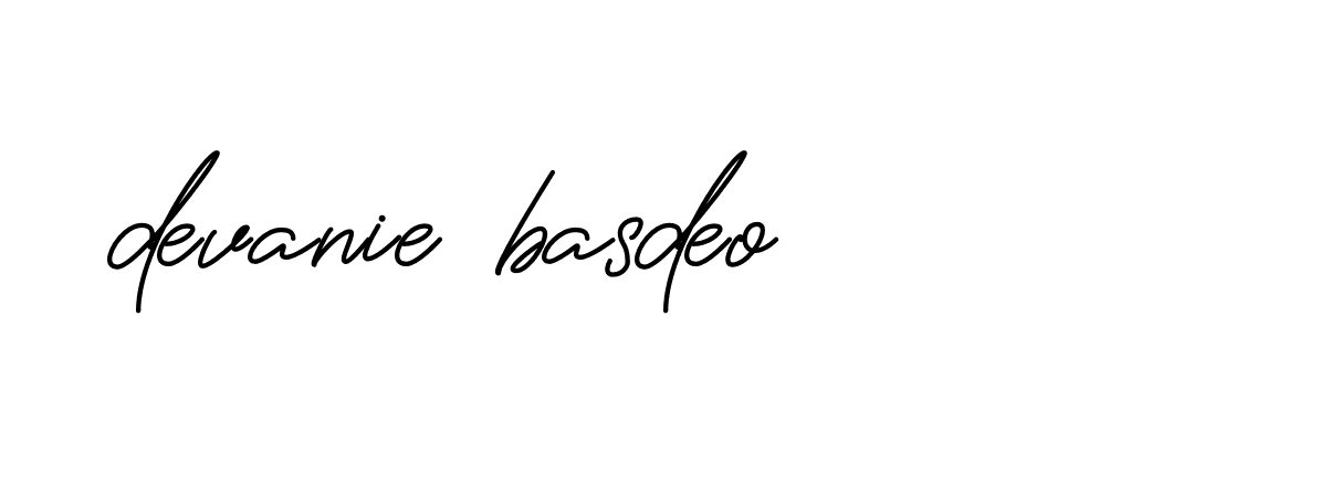 Signature of devanie-basdeo