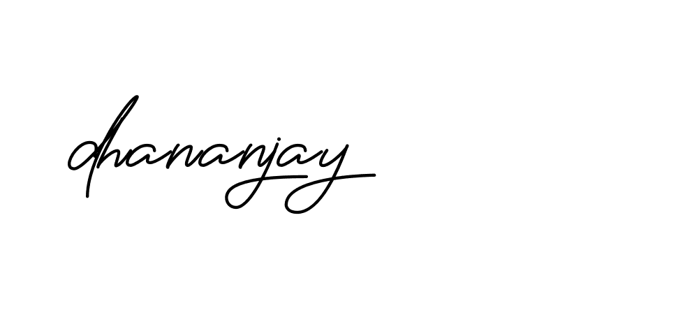 Signature of dhananjay