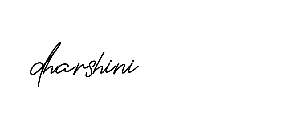 Signature of dharshini