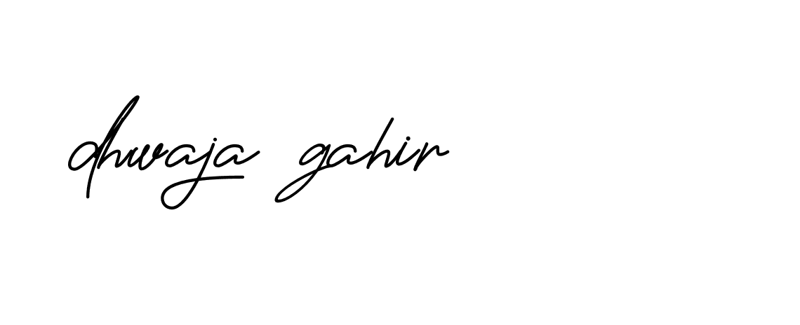 Signature of dhwaja-gahir