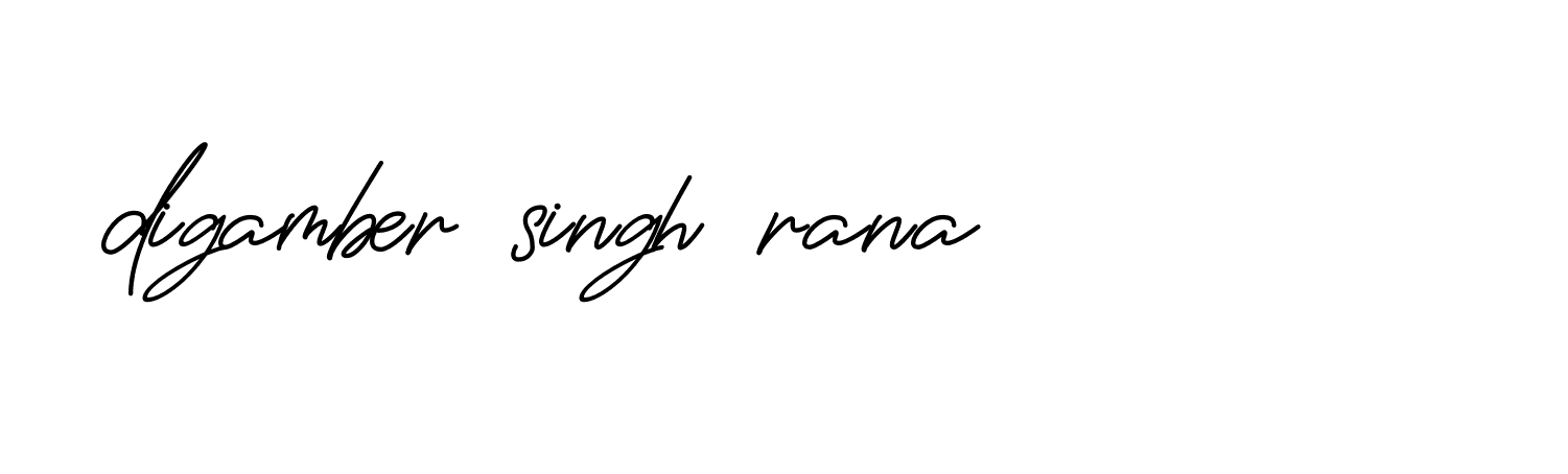 Signature of digamber-singh-rana-