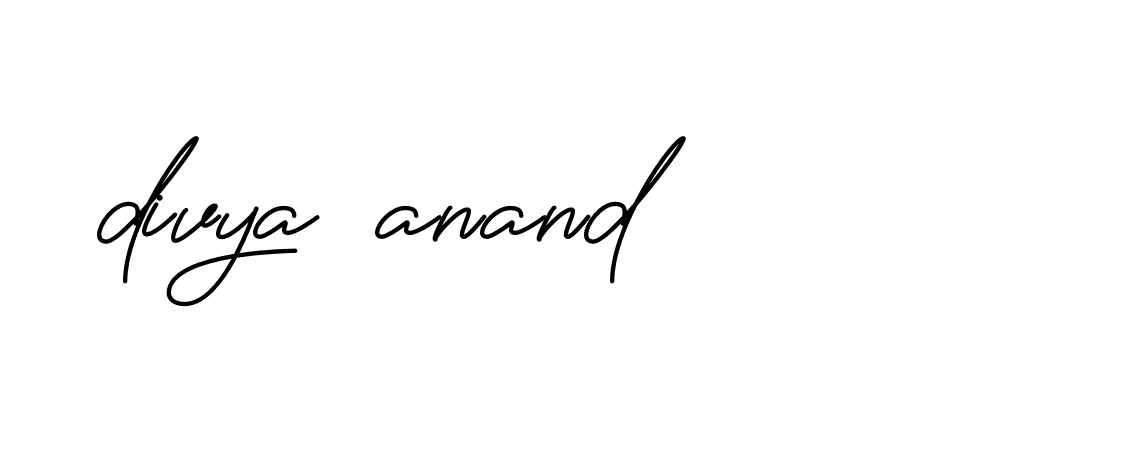 Signature of divya-anand