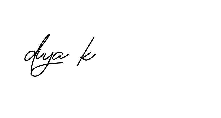 Signature of diya-k