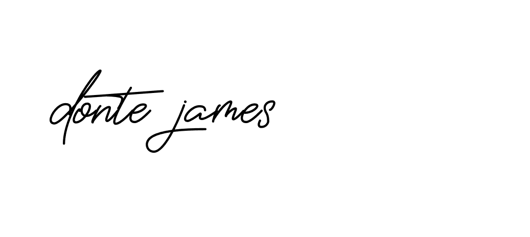 Signature of donte-james