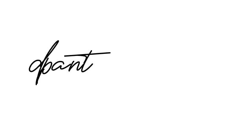 Signature of dpant