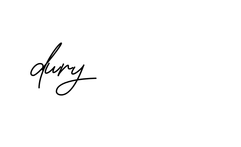 Signature of dury