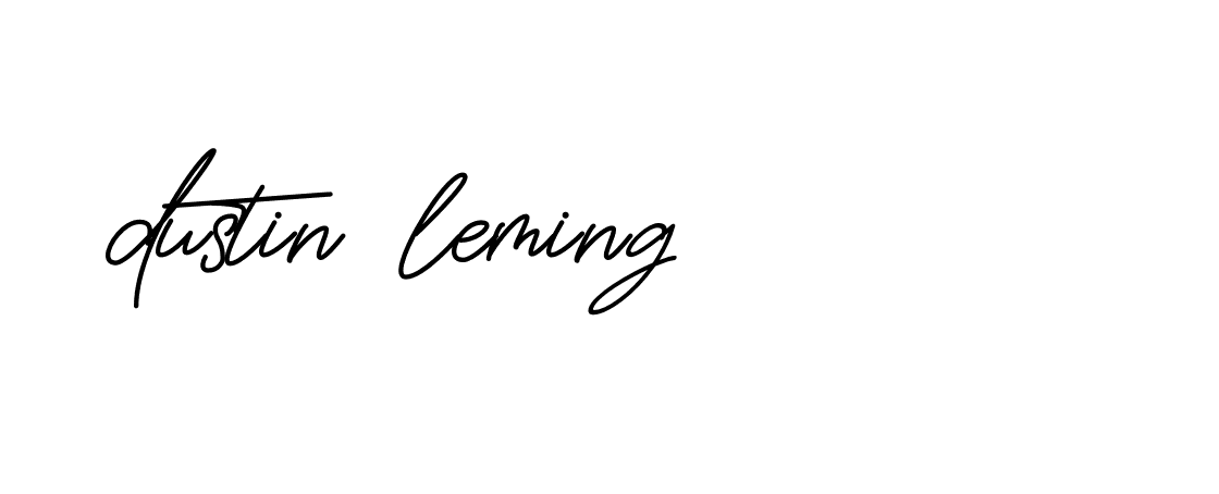 Signature of dustin-leming