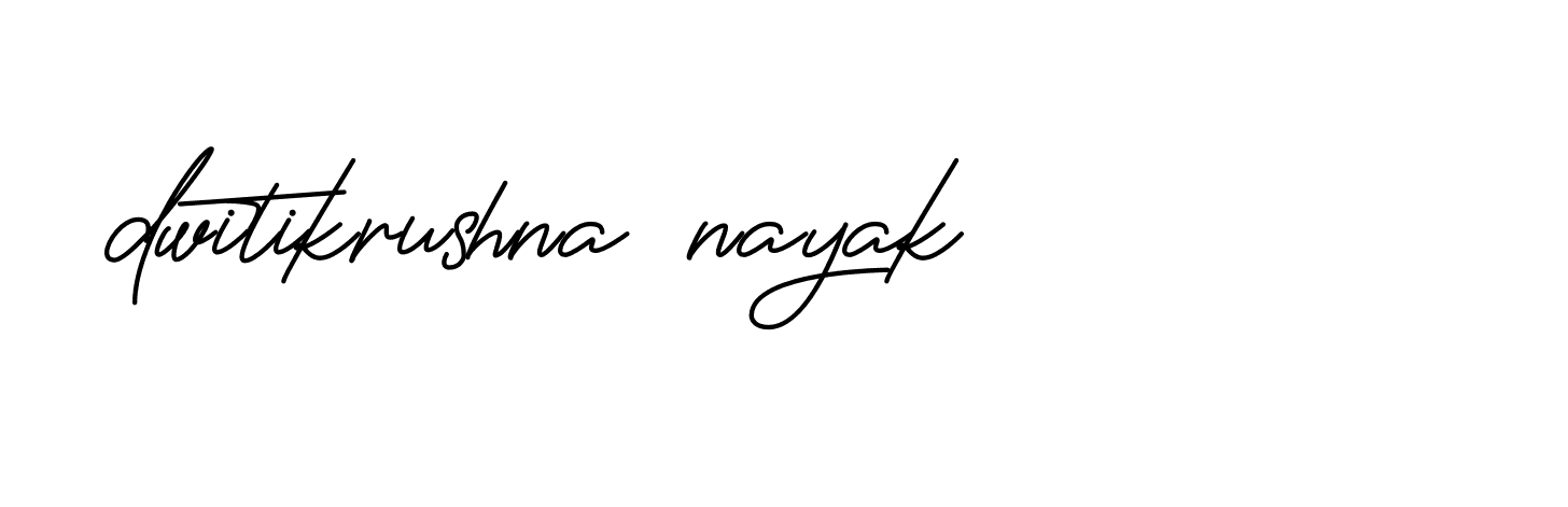 Signature of dwitikrushna-nayak-