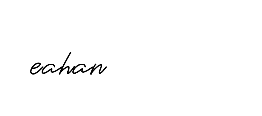 Signature of eahan