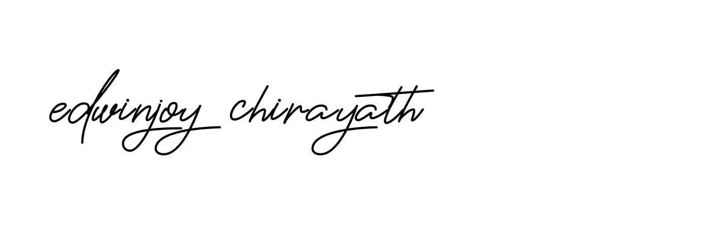 Signature of edwinjoy-chirayath-