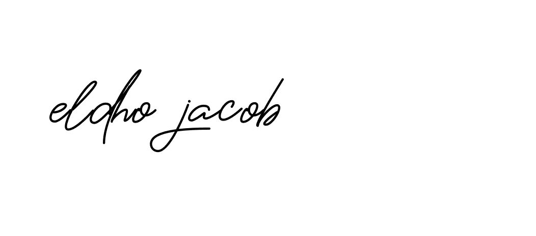 Signature of eldho-jacob