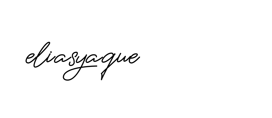 Signature of eliasyaque