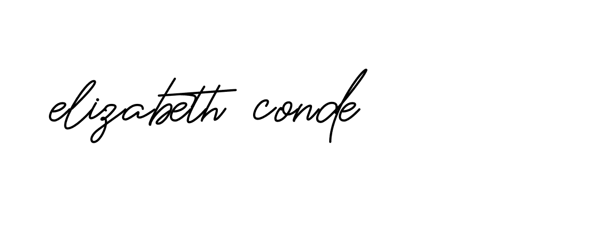 Signature of elizabeth-conde