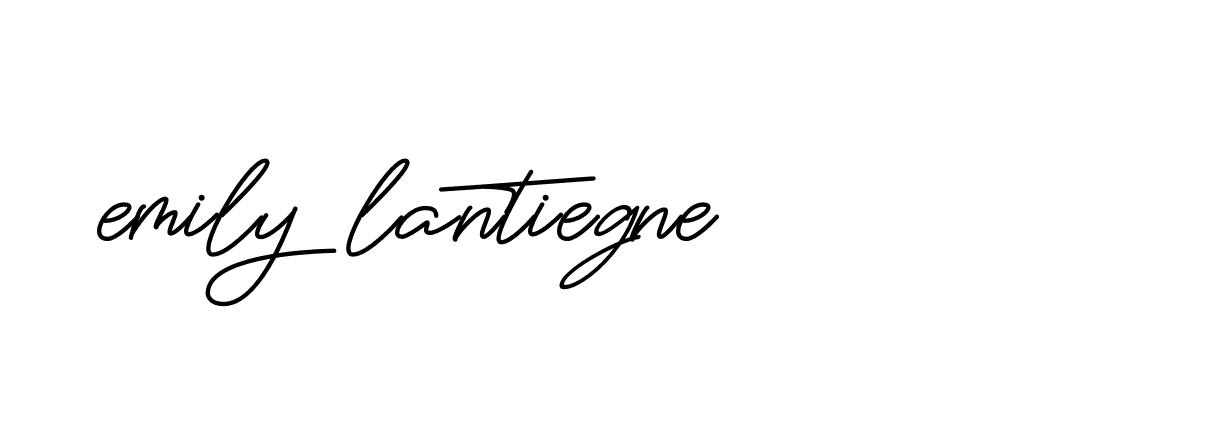 Signature of emily-lantiegne