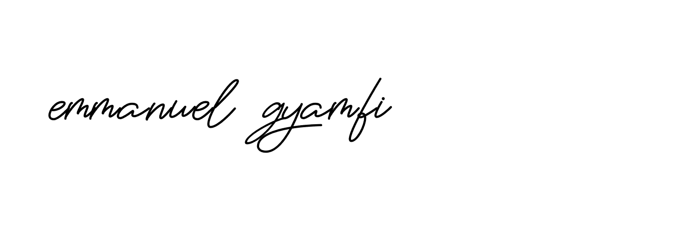 Signature of emmanuel-gyamfi-