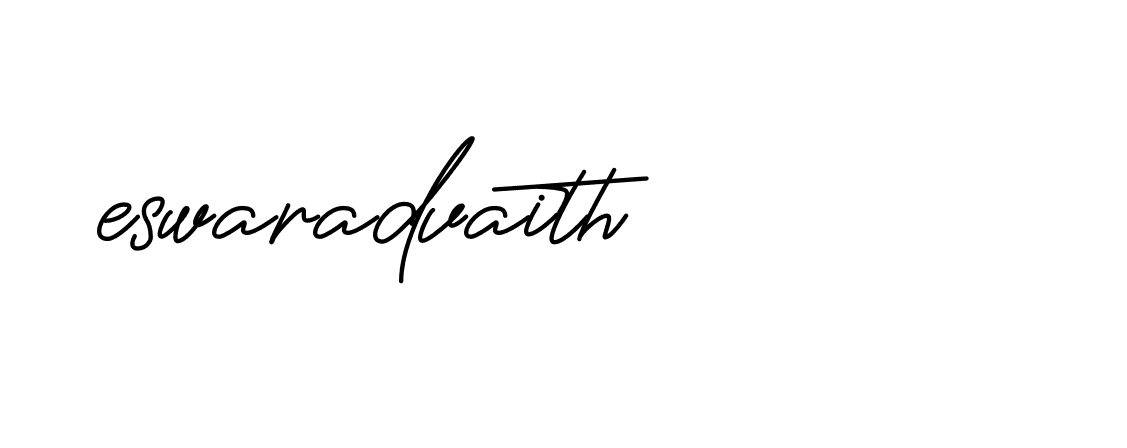 Signature of eswaradvaith