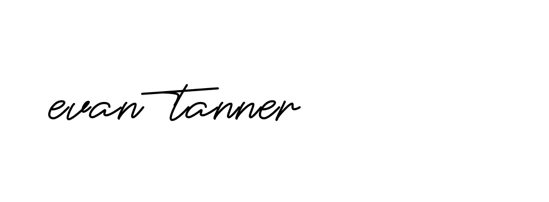 Signature of evan-tanner