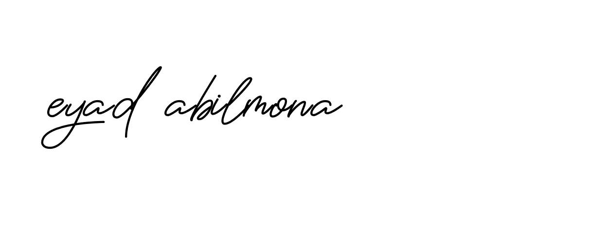 Signature of eyad-abilmona