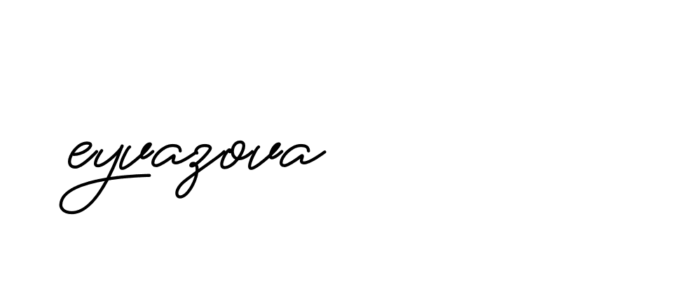 Signature of eyvazova