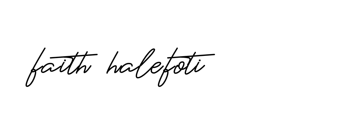 Signature of faith-halefoti