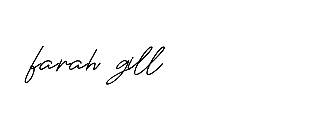 Signature of farah-gill