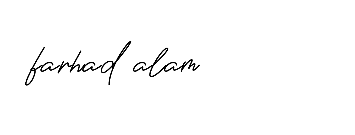 Signature of farhad-alam