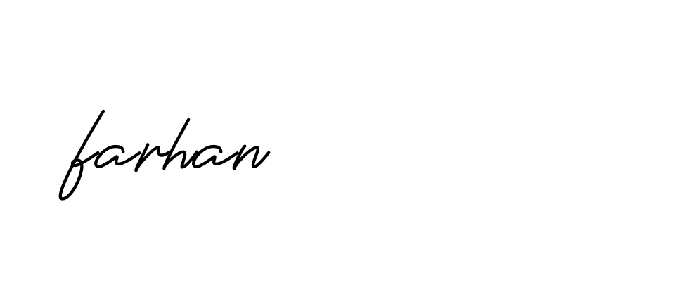 Signature of farhan-