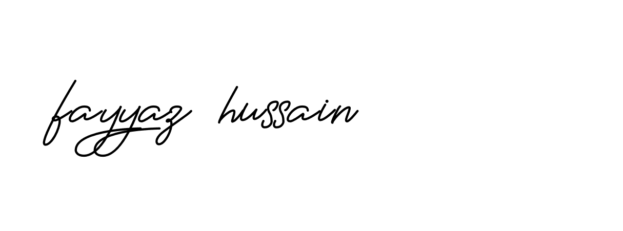 Signature of fayyaz-hussain